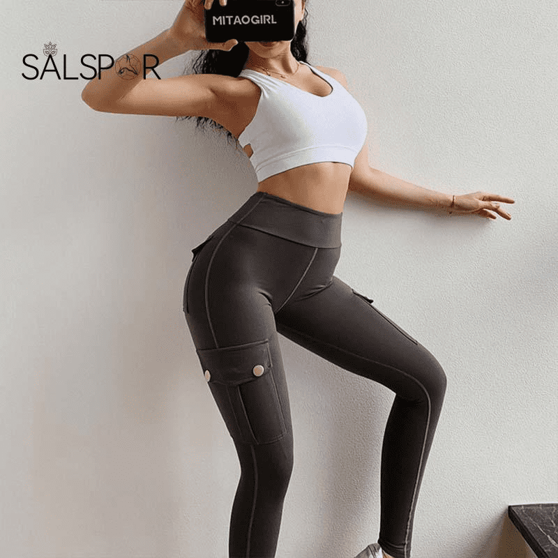 🔥 QueimCalça Legging com Bolso SquatFit