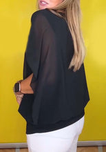 Camisa casual de chiffon