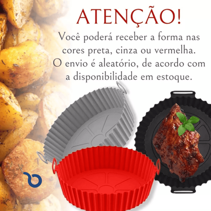 Forma de Silicone Air Fryer