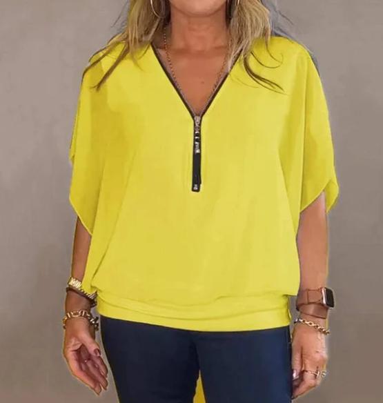 Camisa casual de chiffon