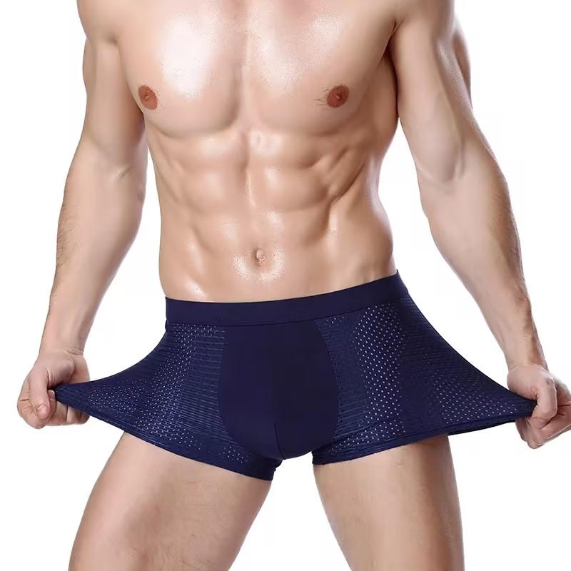 Conjunto De 4 Cuecas Boxer DE FIBRA DE BAMBU