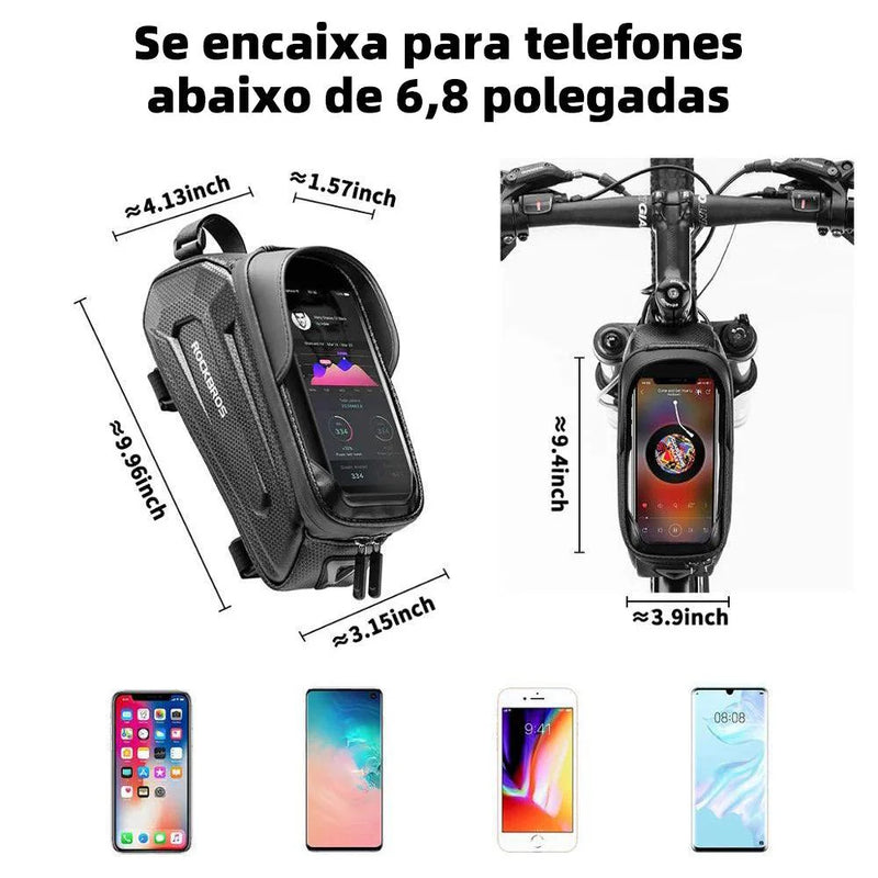 Bolsa de bicicleta ROCKBROS - À prova d'água com tela sensível ao toque