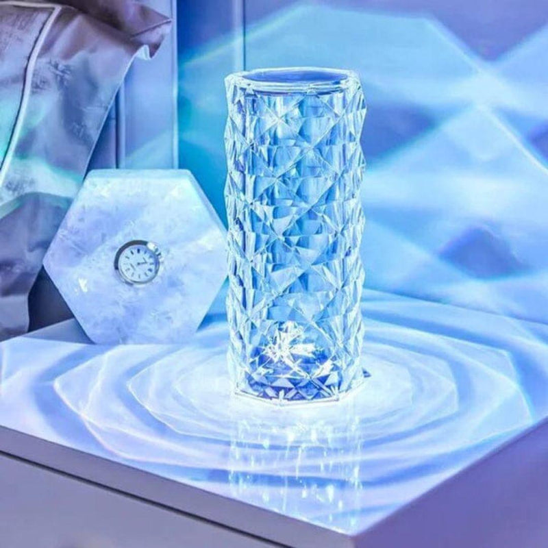 Luminária De Cristal Com 16 Cores - Sensível ao Toque