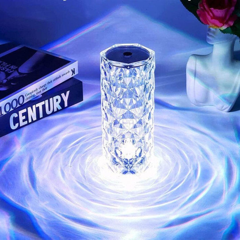 Luminária De Cristal Com 16 Cores - Sensível ao Toque