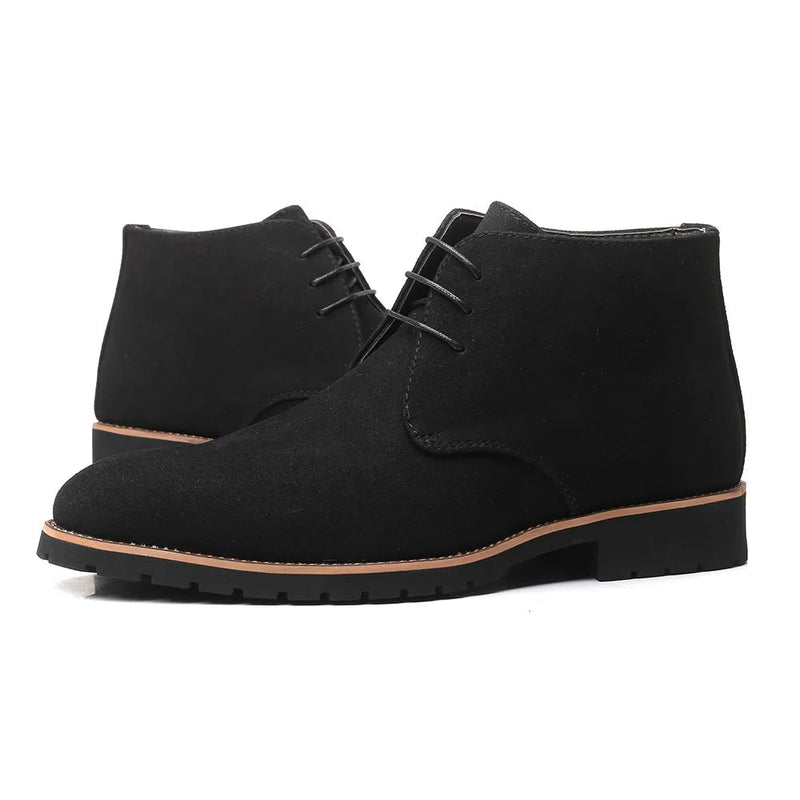 Bota Masculina Couro Camurça