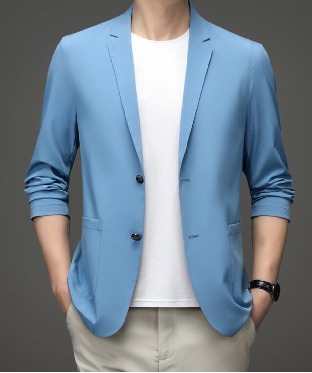 Blazer Casual Italian™ em Seda Gelo / Elegância e Imponência Sem Largar Mão do Conforto!