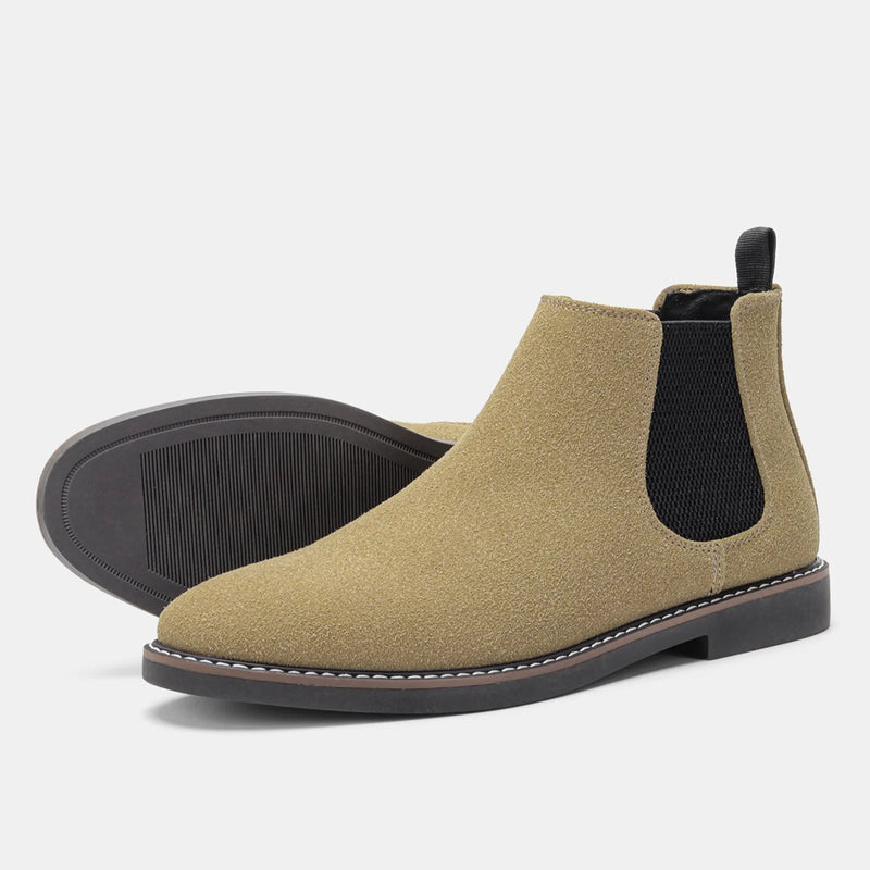 Bota Masculina Brada Couro Bege