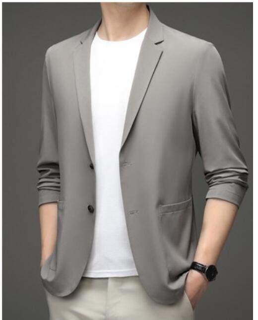 Blazer Casual Italian™ em Seda Gelo / Elegância e Imponência Sem Largar Mão do Conforto!