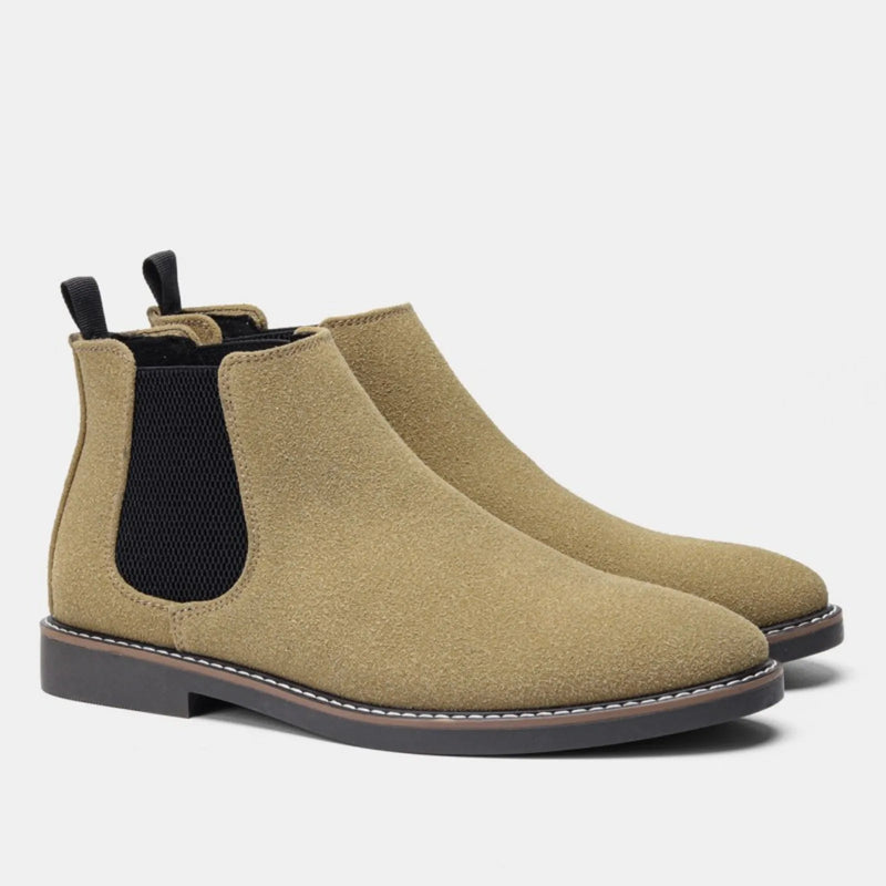 Bota Masculina Brada Couro Bege