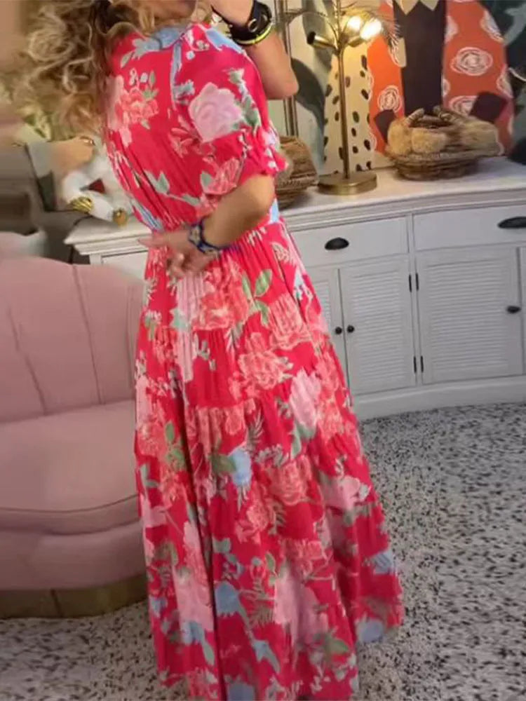 Vestido Village de verão + Frete Grátis para todo Brasil