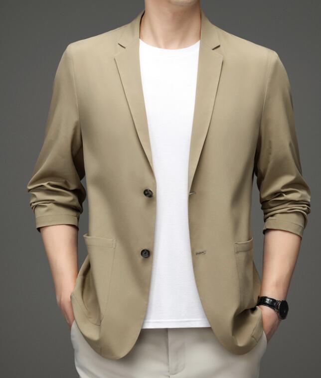 Blazer Casual Italian™ em Seda Gelo / Elegância e Imponência Sem Largar Mão do Conforto!