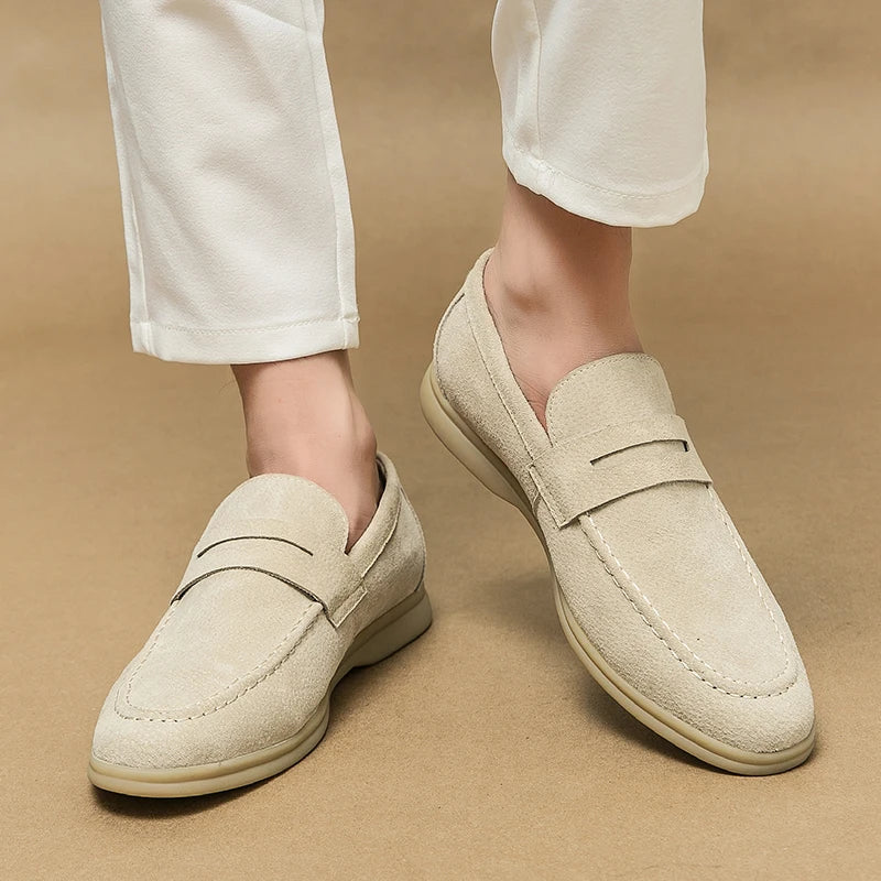 Sapato Moccasin Camurça Logan