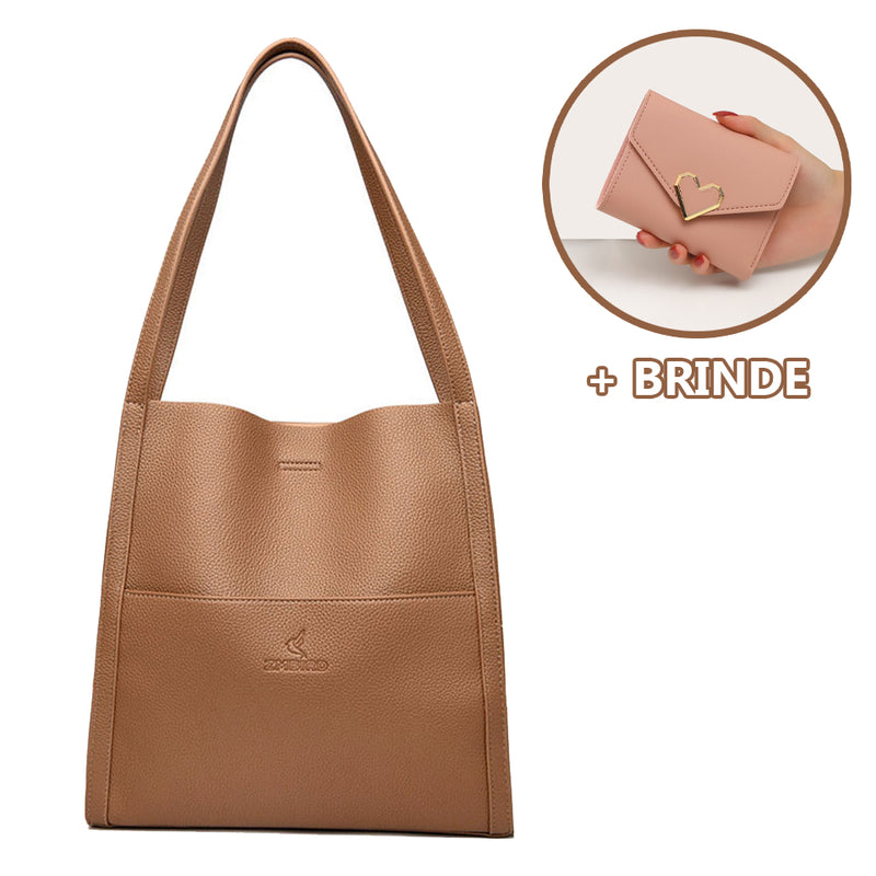 Bolsa Ombro ClassicGirl (Ganhe uma Carteira de Brinde!)