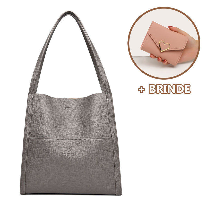 Bolsa Ombro ClassicGirl (Ganhe uma Carteira de Brinde!)