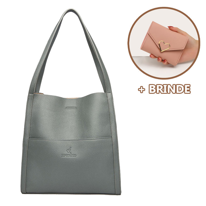 Bolsa Ombro ClassicGirl (Ganhe uma Carteira de Brinde!)