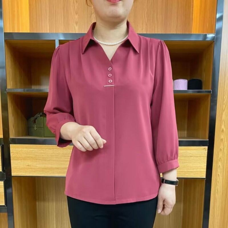 Elegância e Conforto em Cada Detalhe - Blusa Feminina de Manga 3/4